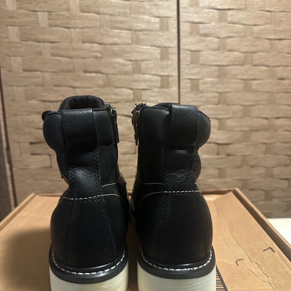 Harley-Davidson Men's Beau 6-Inch Black  Inside Zip D93135 Size 10.5 - Picture 3 of 8